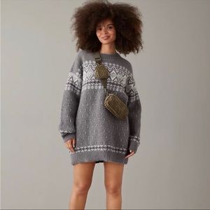 American eagle crewneck sweater dress